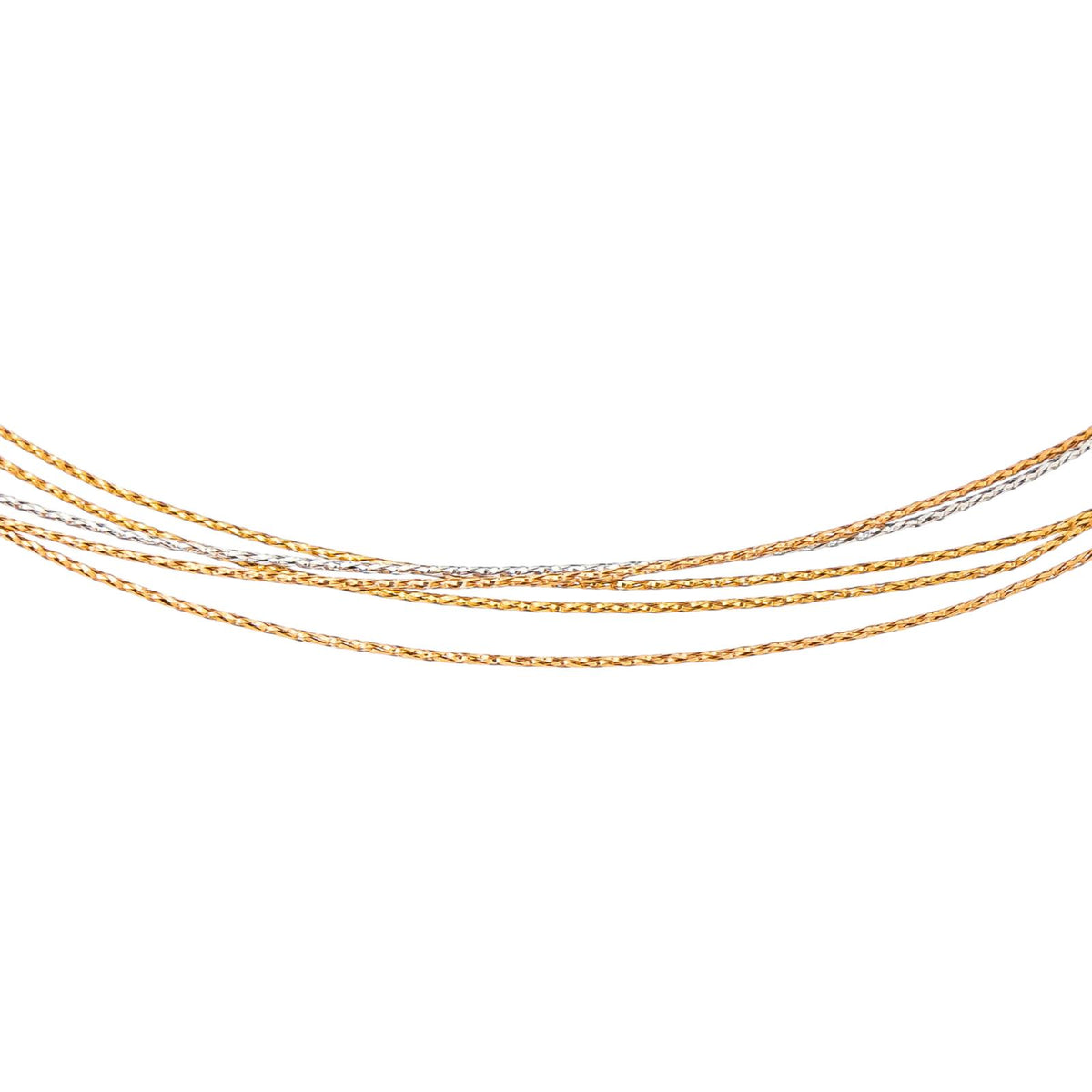 Collier Maille tressée Or jaune