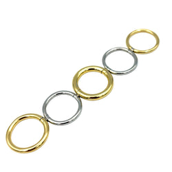 POMELLATO "Tubolare" Ring in white gold and yellow gold