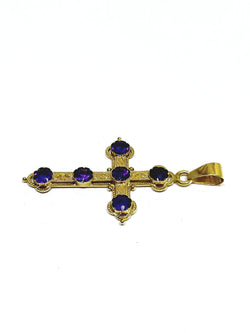 Gold and Amethyst Cross