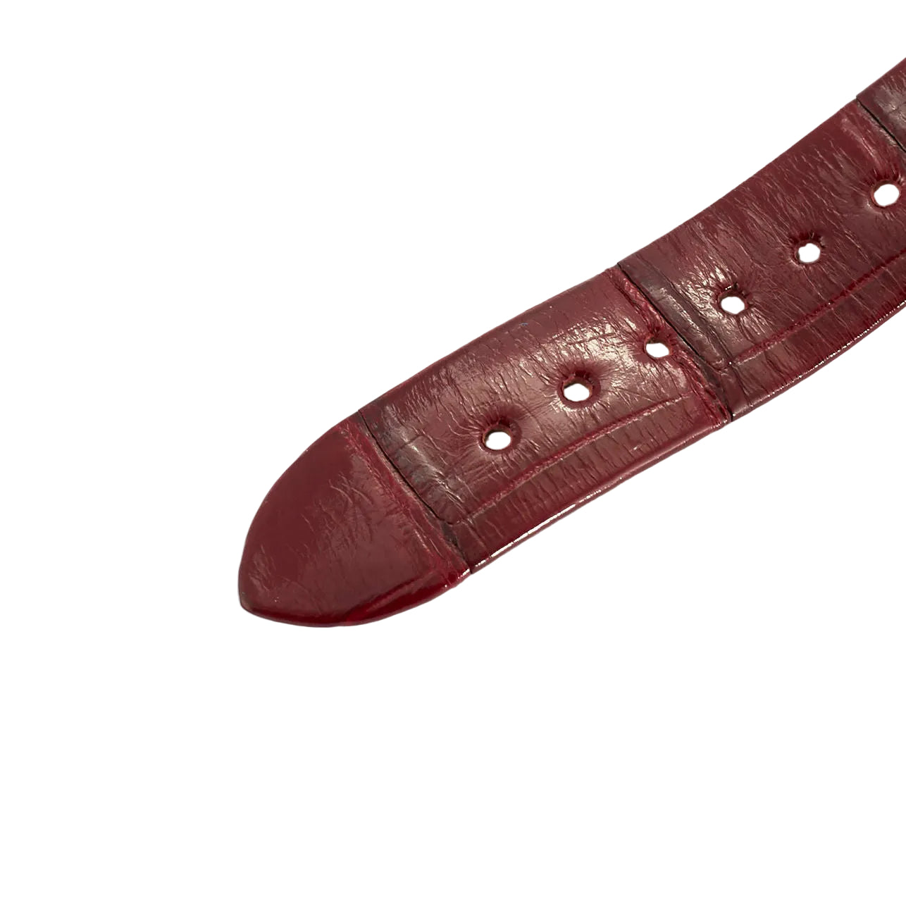 VACHERON CONSTANTIN "Patrimony" PM watch in rose gold, leather, and diamonds
