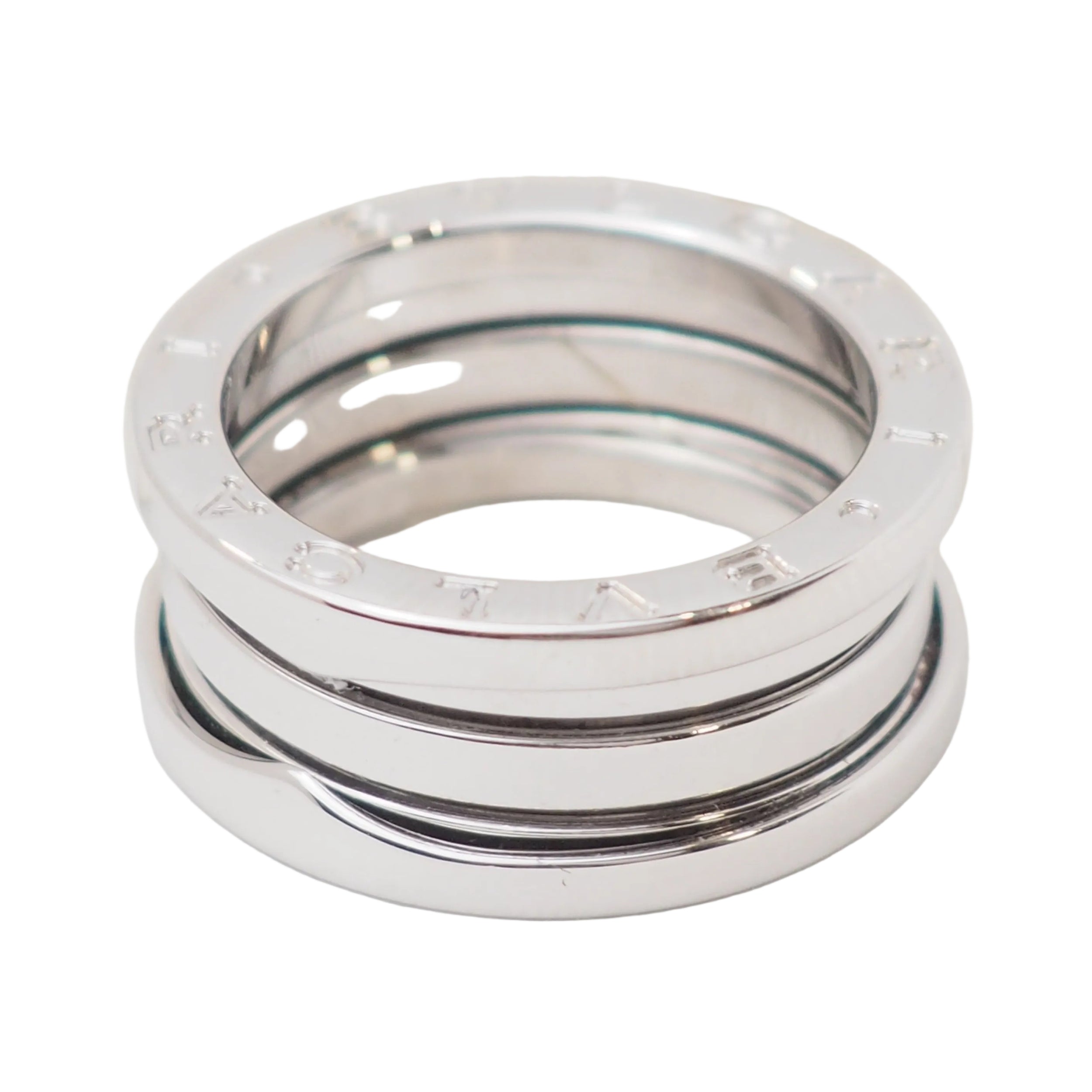 BULGARI "B.Zero1" Band Ring in white gold