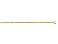 Rose gold chain with curb chain design