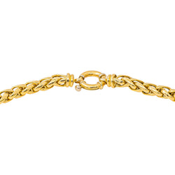 Yellow gold necklace