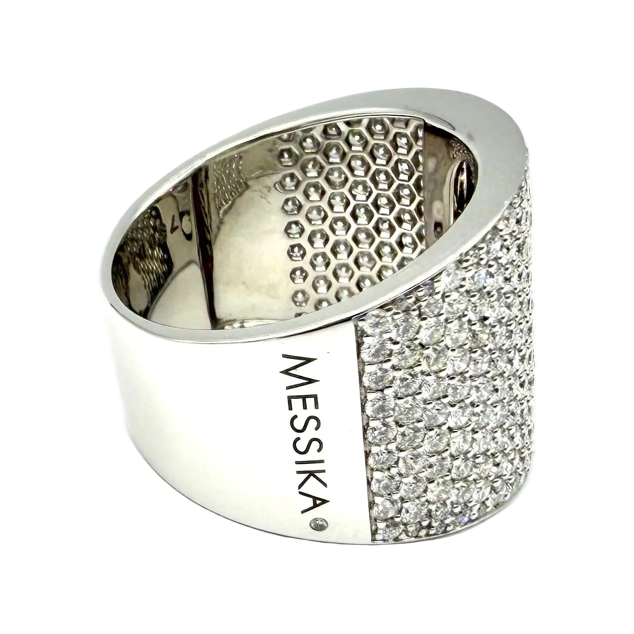 MESSIKA "Move Joaillerie Pave" Ring in white gold and diamonds