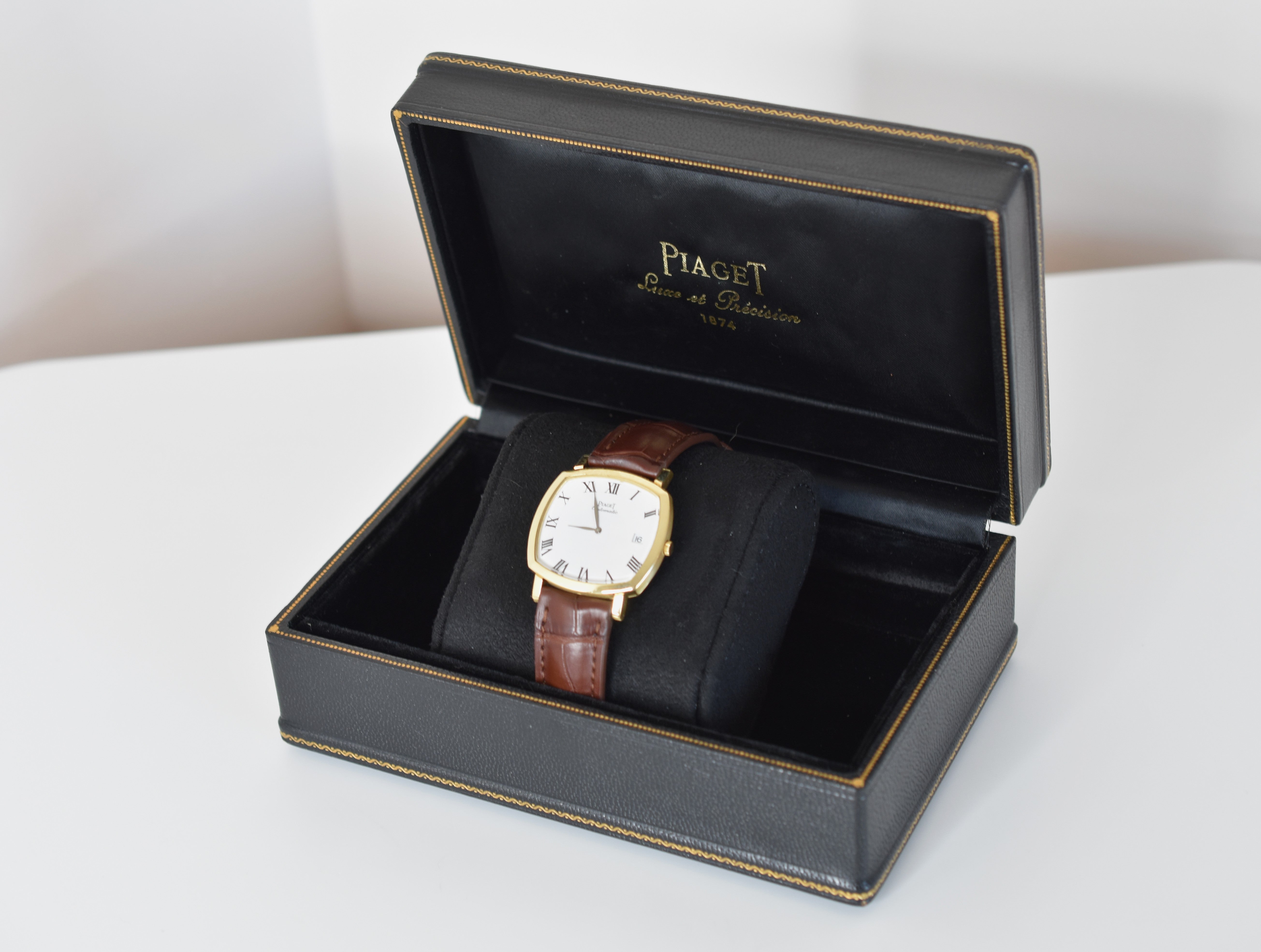 Watch PIAGET Automatic cushion in yellow gold