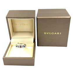 BULGARI "Roman Sorbet" Ring in white gold, garnets, sapphires and diamonds