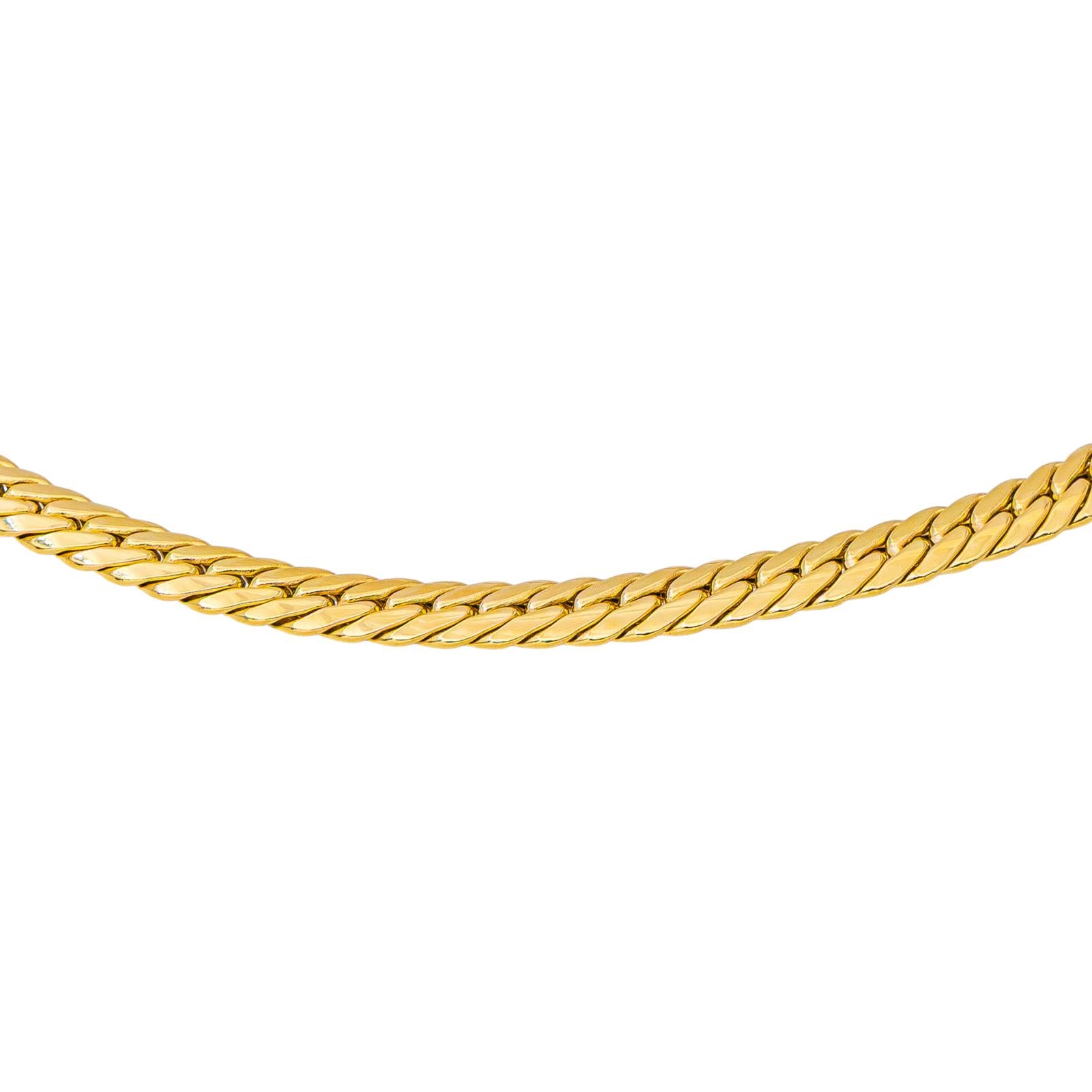 Collier Maille anglaise Or jaune