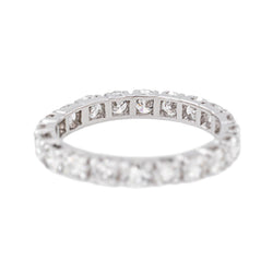 Full-Circle Wedding Band  White gold Diamond