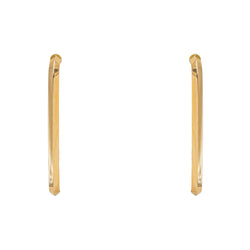 Yellow gold earrings