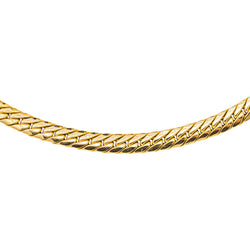 Yellow Gold Curb Chain Necklace