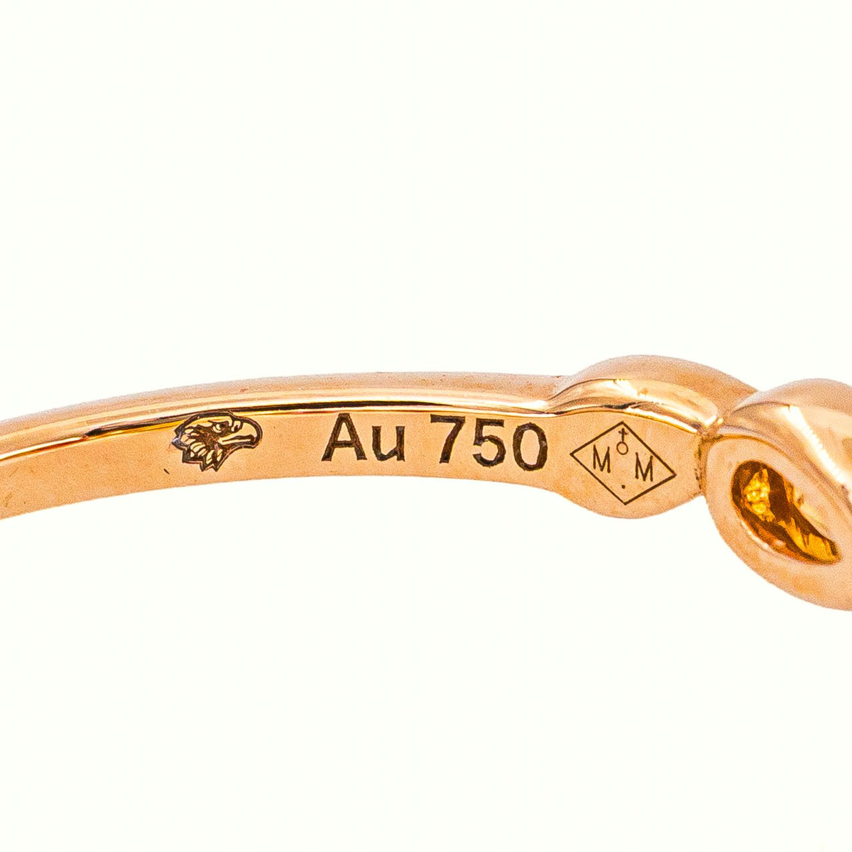 Mellerio Indra Rose Ring, Rose gold with Sapphire