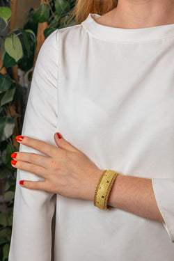 Bracelet Manchette Or jaune