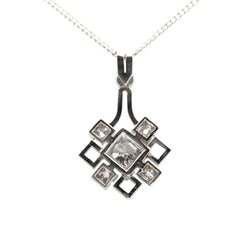 Platinum and Diamond Pendant