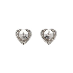 White gold and diamonds Earrings Puces