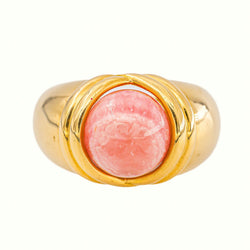Yellow Gold Dome Tiger's Eye Ring