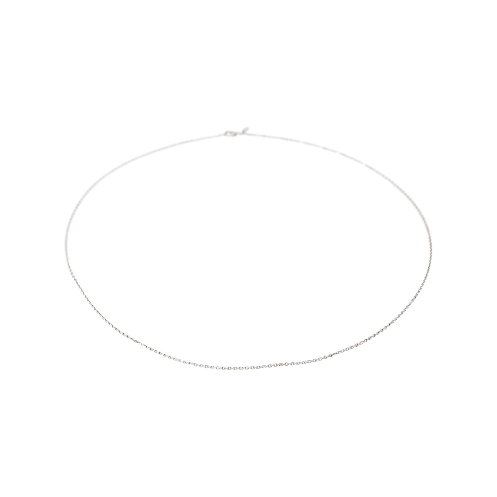 White Gold Forçat Link Necklace