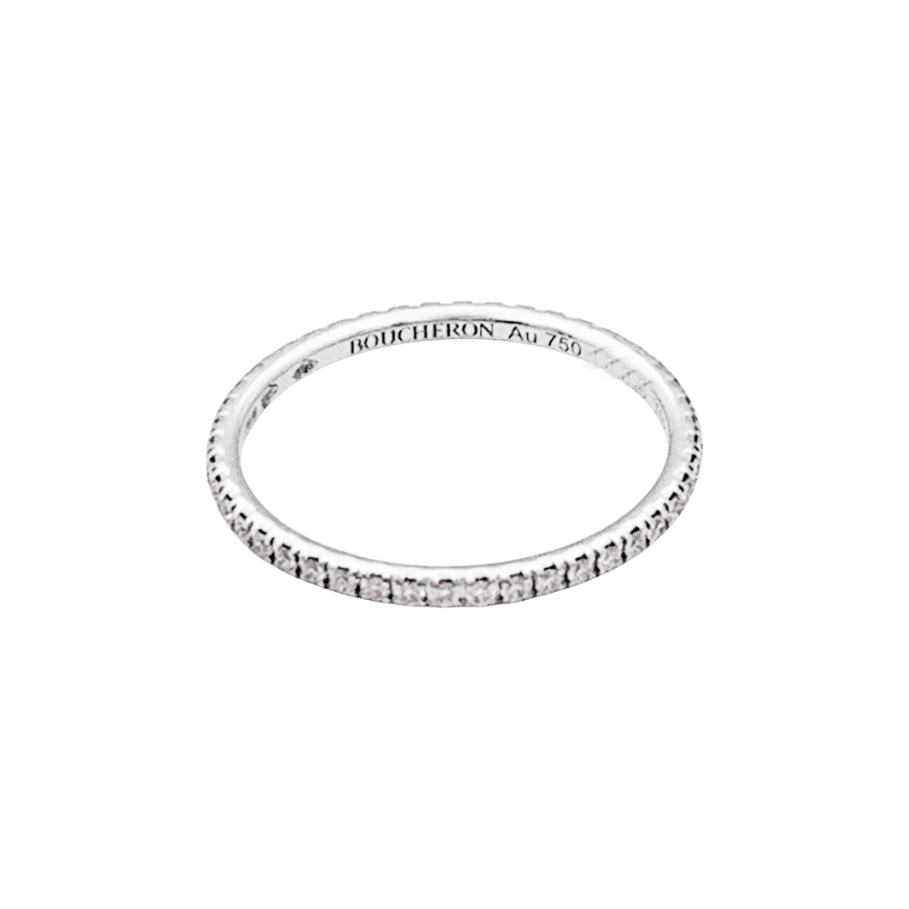 Ring Boucheron, "Epure", white gold, diamonds.