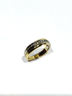 Yellow Gold and Diamond Ring