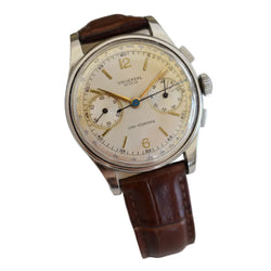 UNIVERSAL GENEVE "Uni-Compax" Steel Watch