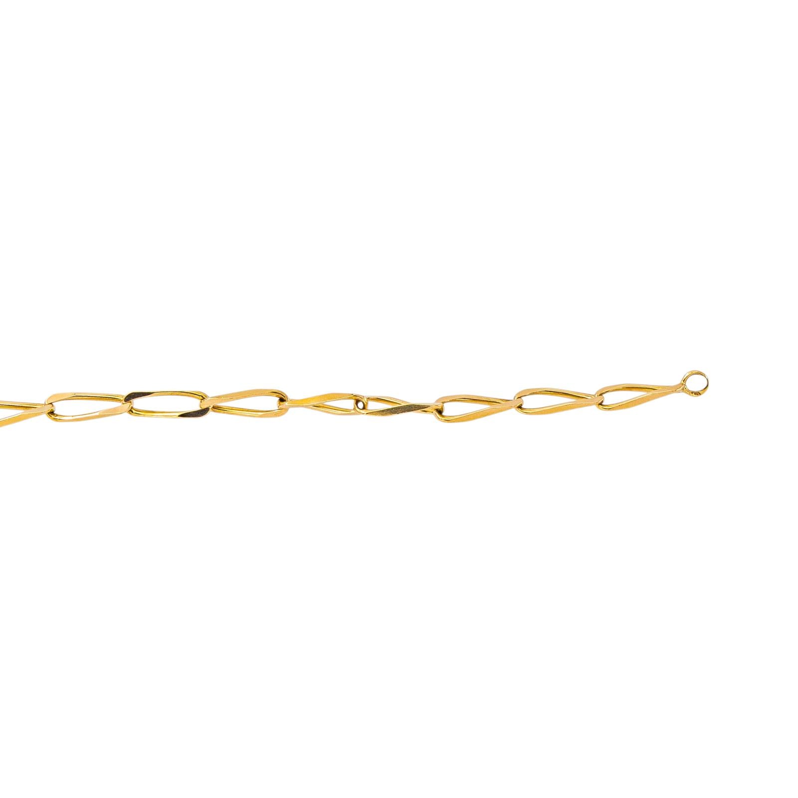 Yellow Gold Horse-Link Necklace