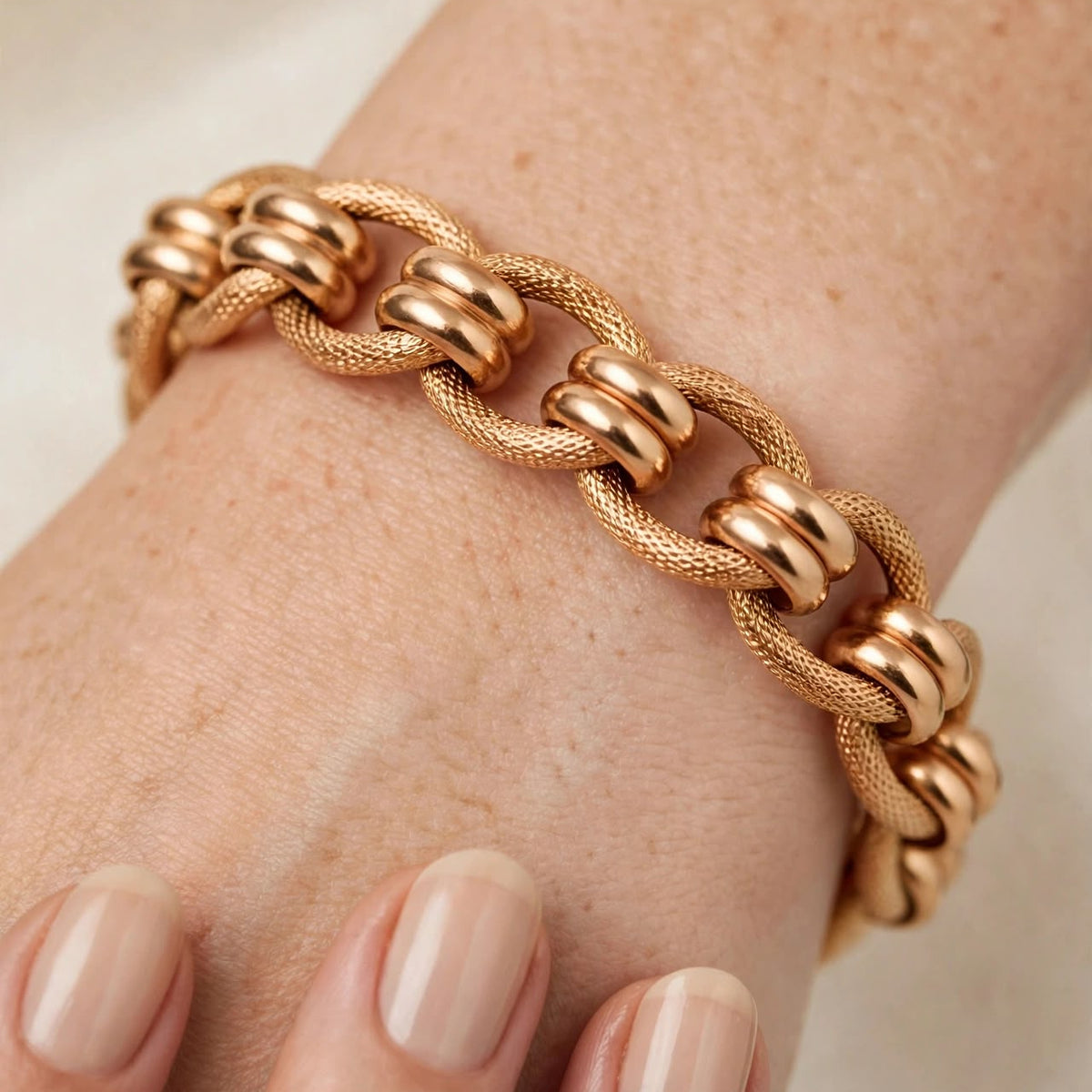 Yellow Gold Link Bracelet