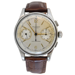 UNIVERSAL GENEVE "Uni-Compax" Steel Watch