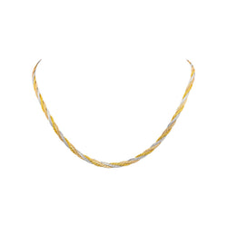 Collier Maille miroir Or rose