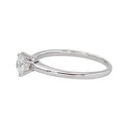 White Gold Solitaire Diamond Ring