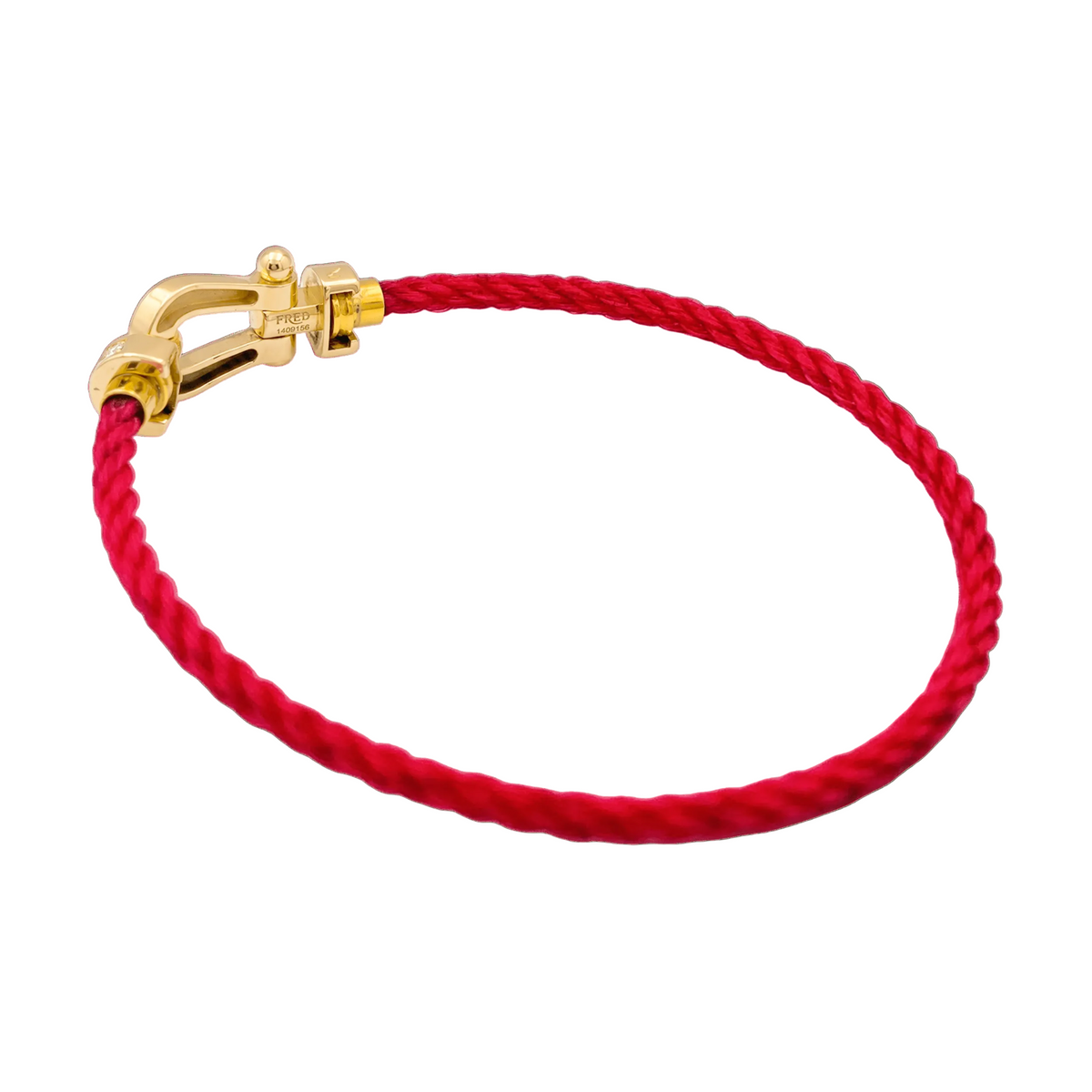 FRED "Force 10" MM Bracelet in yellow gold and diamonds