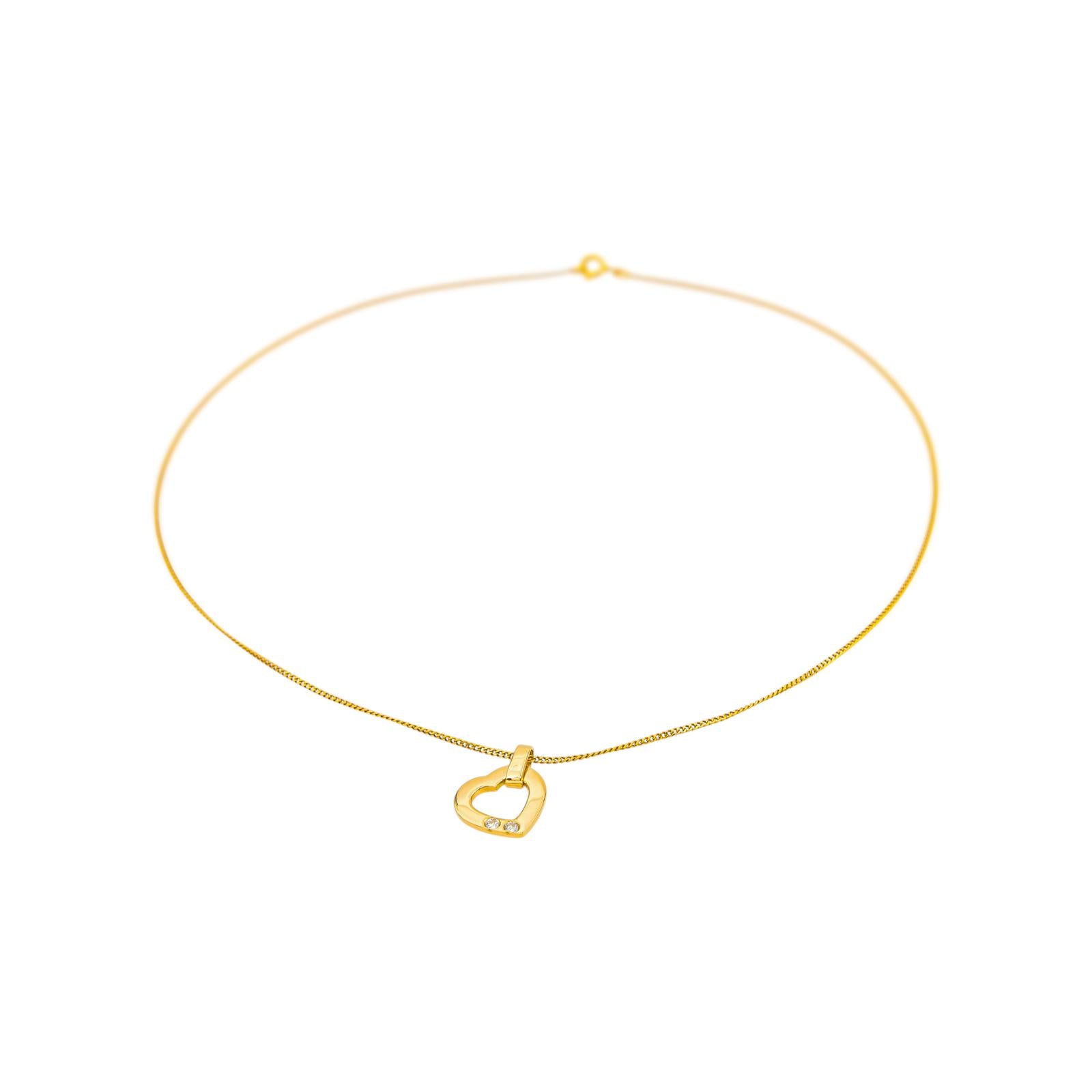 Yellow Gold Diamond Necklace