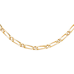 Rose Gold Alternating Link Necklace