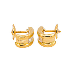 Earrings Yellow gold Diamond