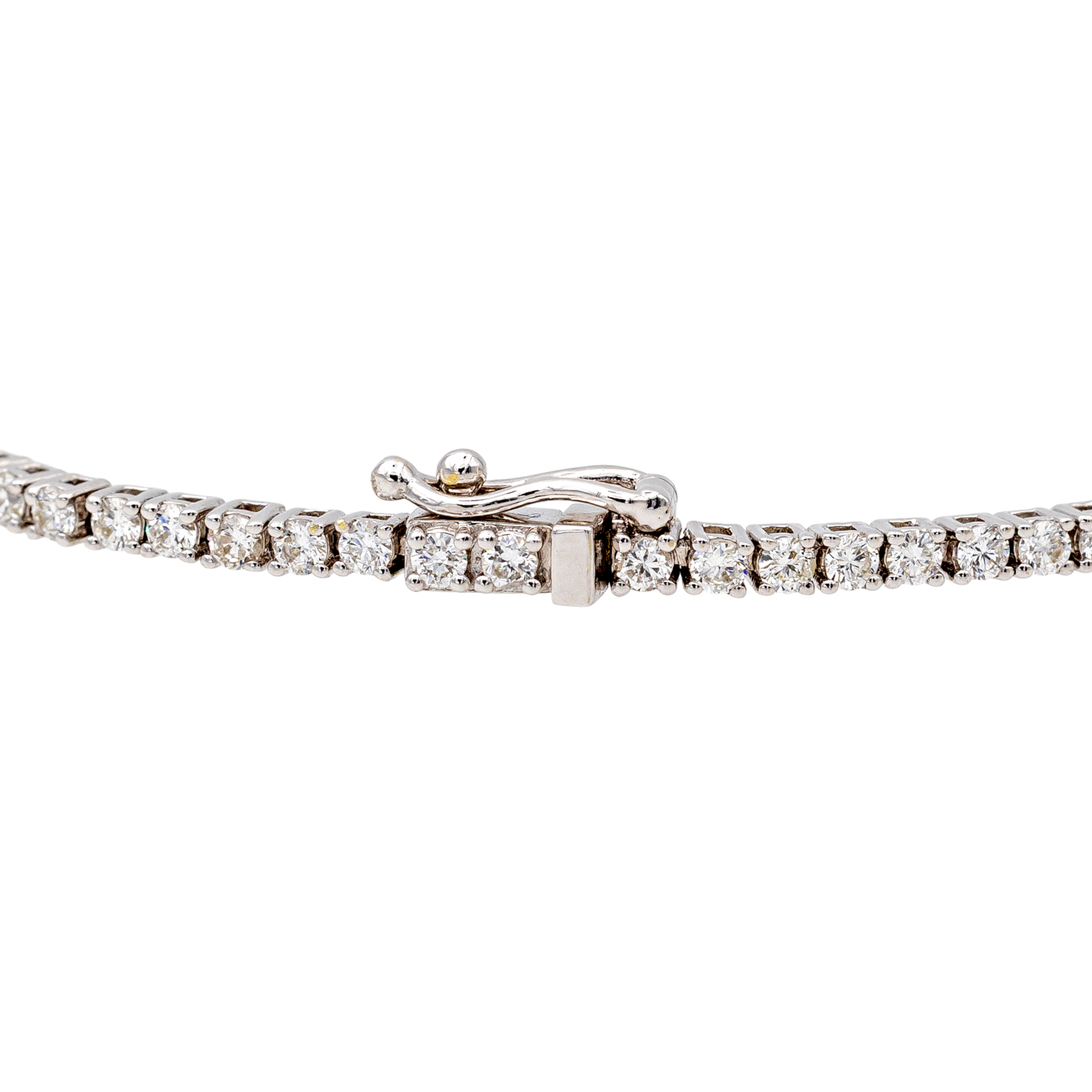 Bracelet White gold line diamond