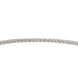 Bracelet White gold line diamond