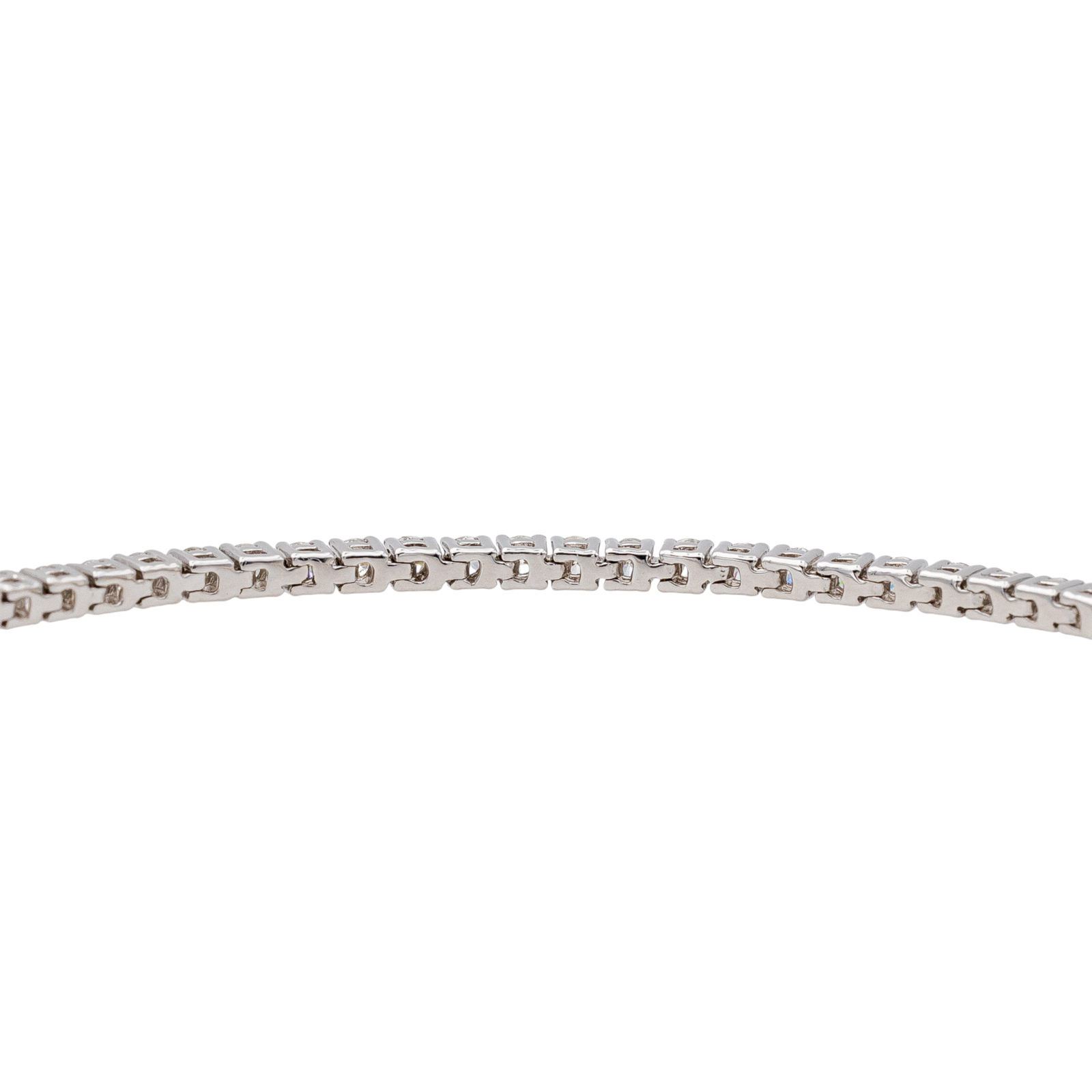 Bracelet White gold line diamond