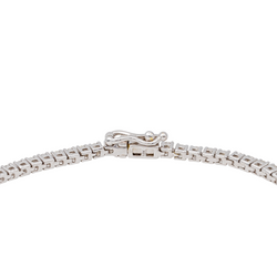 Bracelet White gold line diamond