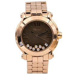 Chopard Watch Happy Sport Rose gold diamond