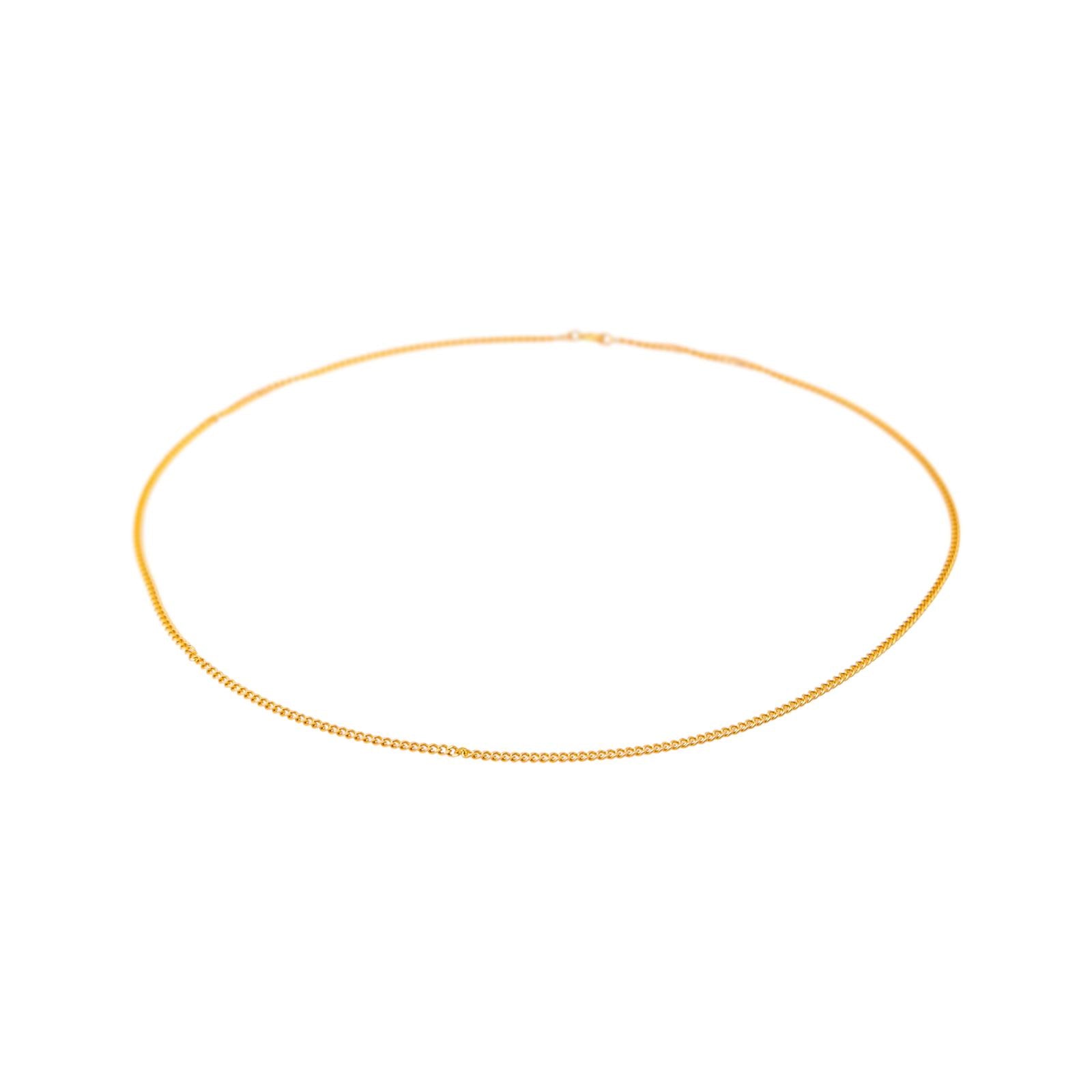 Necklace Curb chain Rose gold