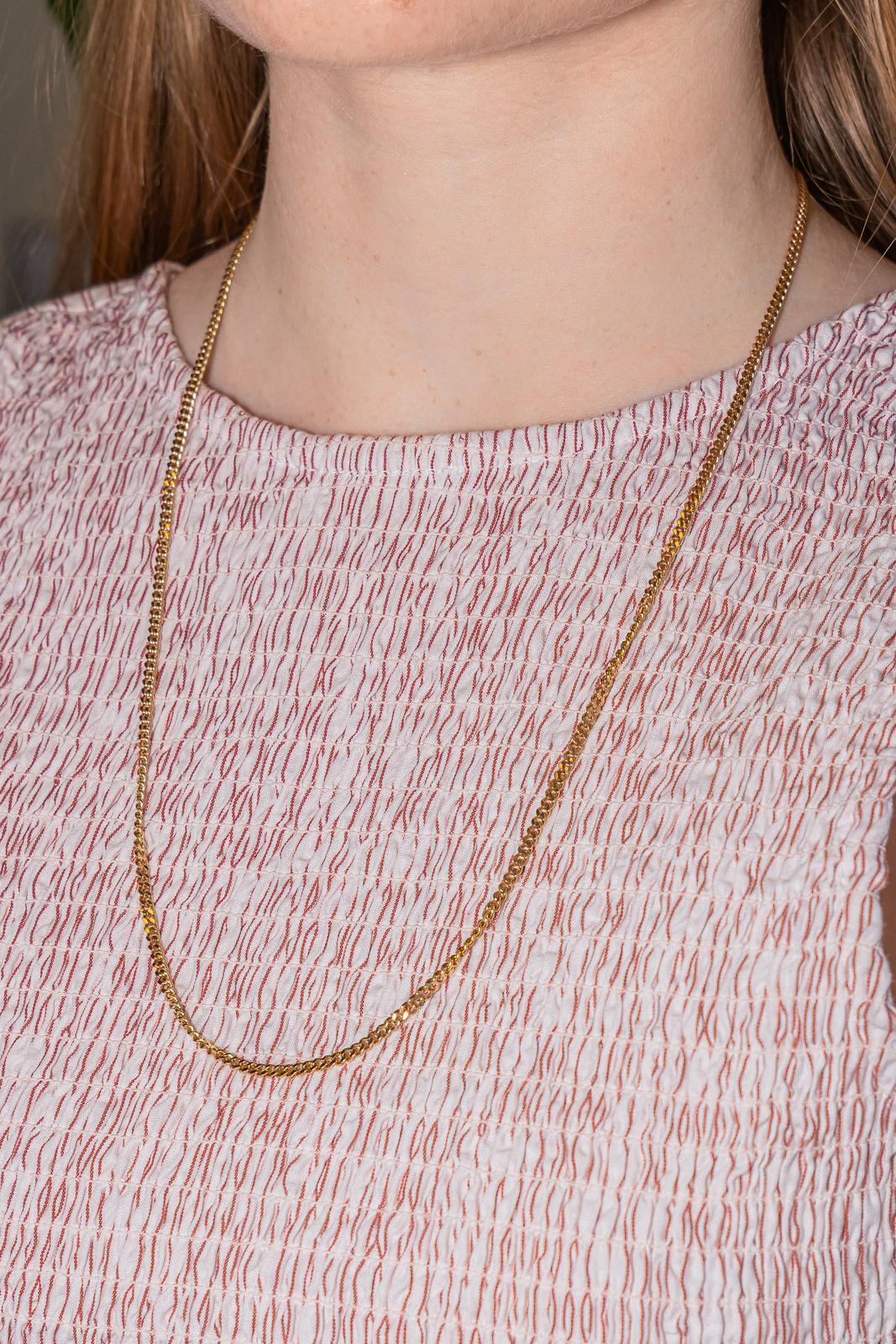 Collier Maille gourmette Or jaune