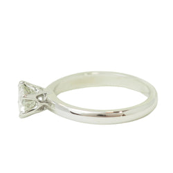 Bague Solitaire en or blanc et diamant