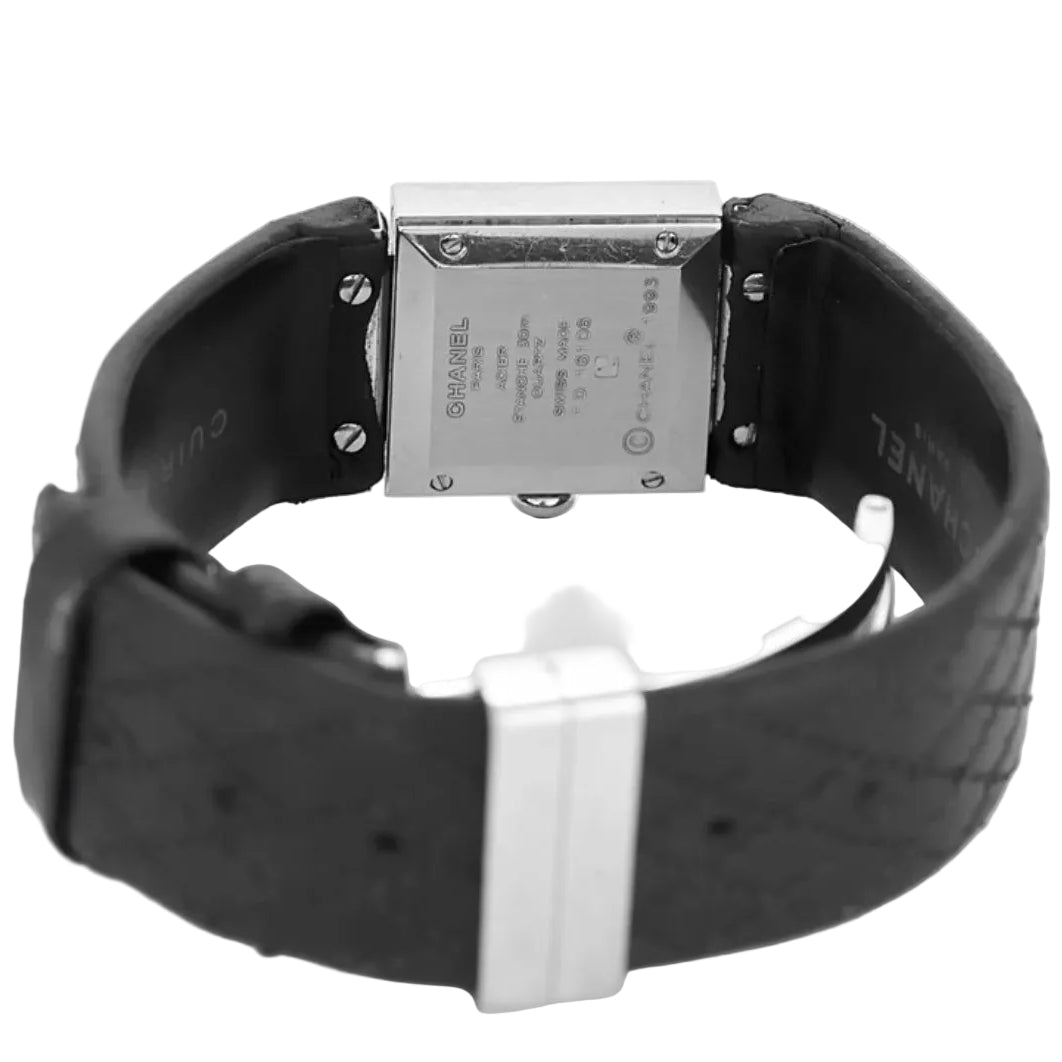 Watch CHANEL in steel and leather