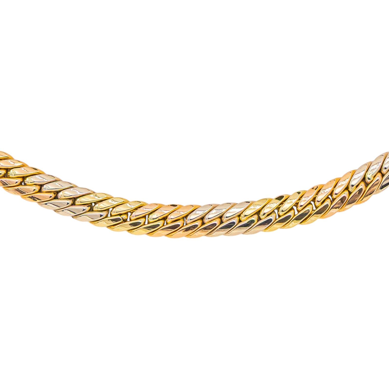 Yellow Gold English Link Necklace