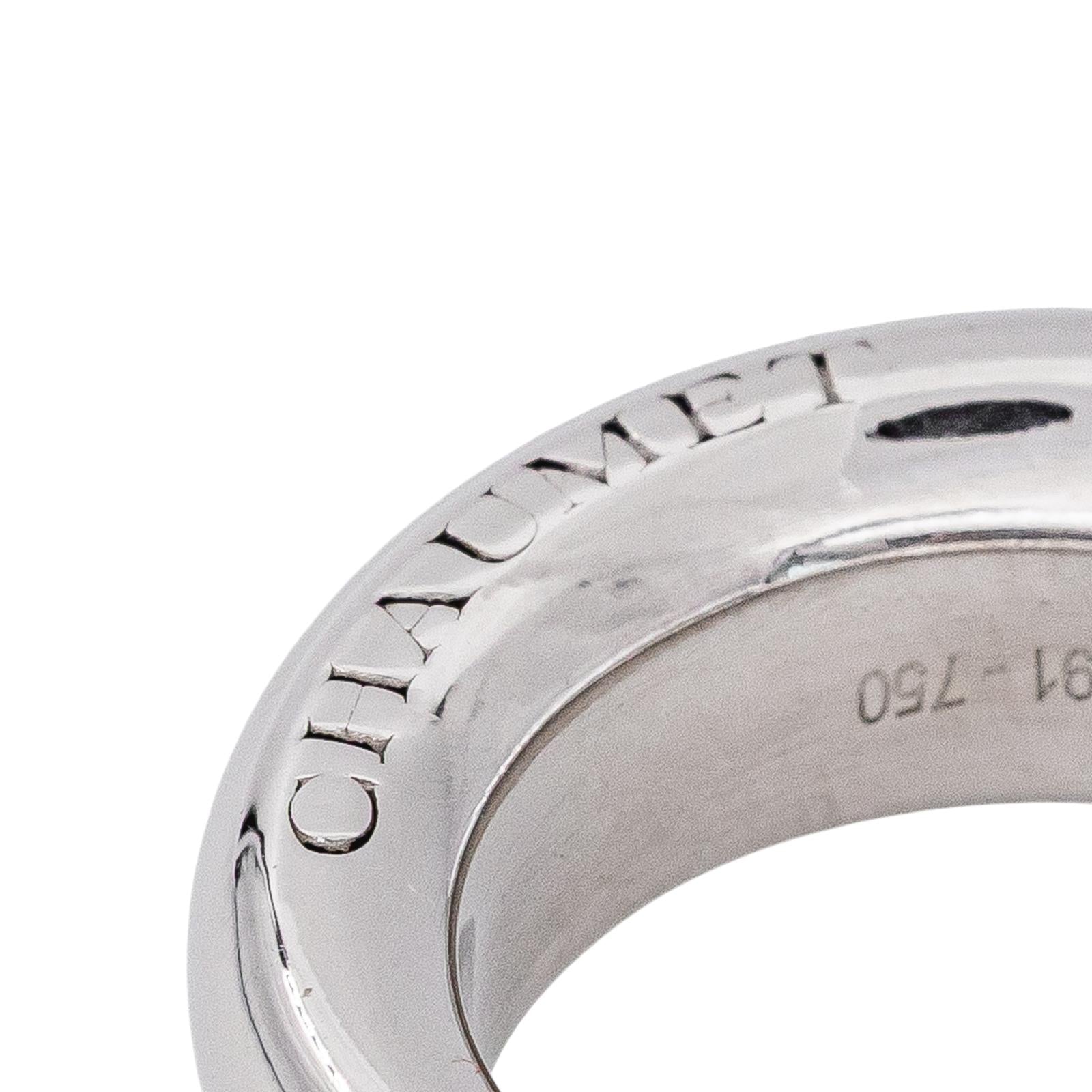 Chaumet Bague Jonc  Or blanc