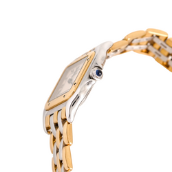 CARTIER "Panther" Watch in Yellow gold and Stainless Steel