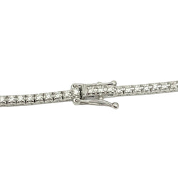 "Rivière" Necklace in White Gold and Diamonds