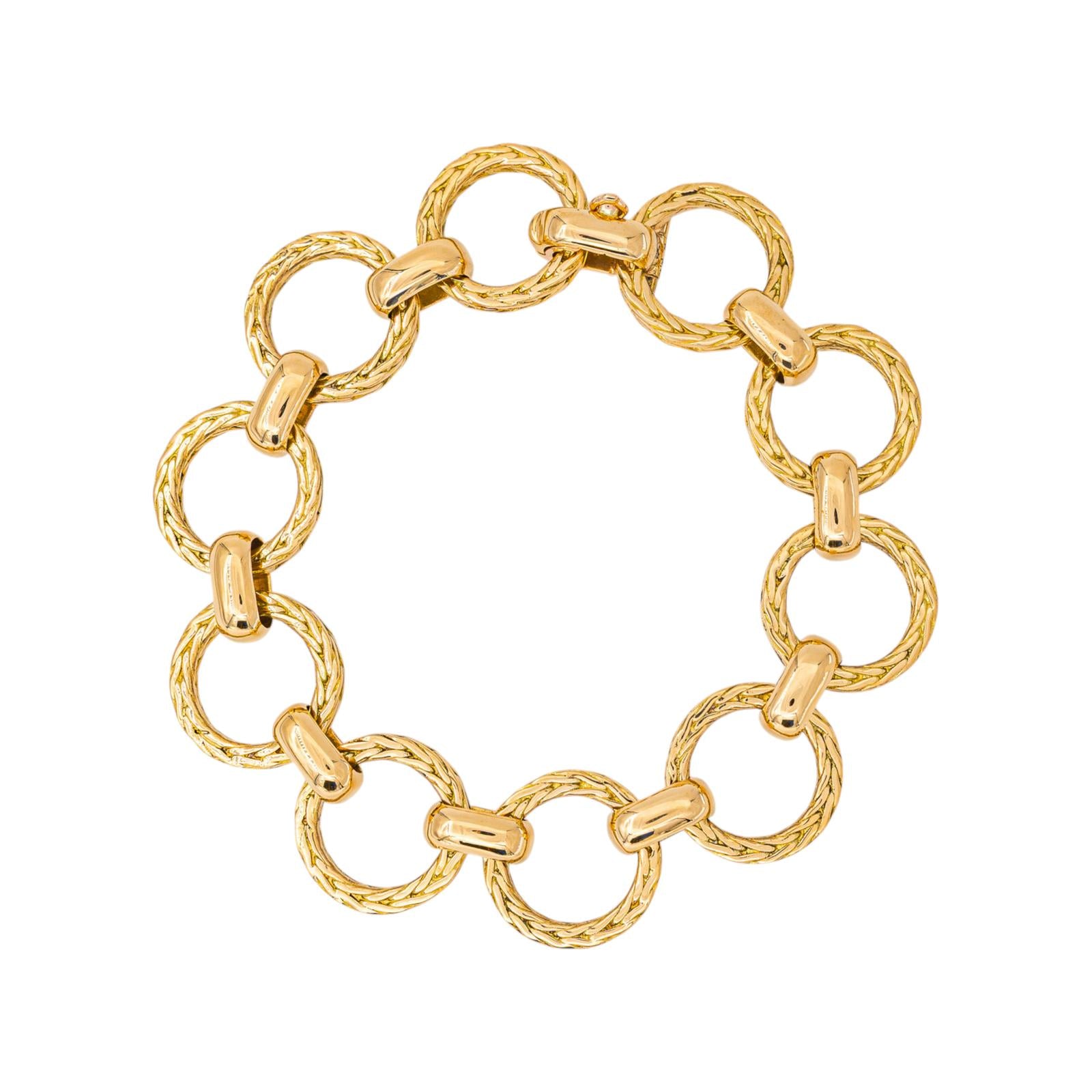 Rolo chain Bracelet in Yellow gold