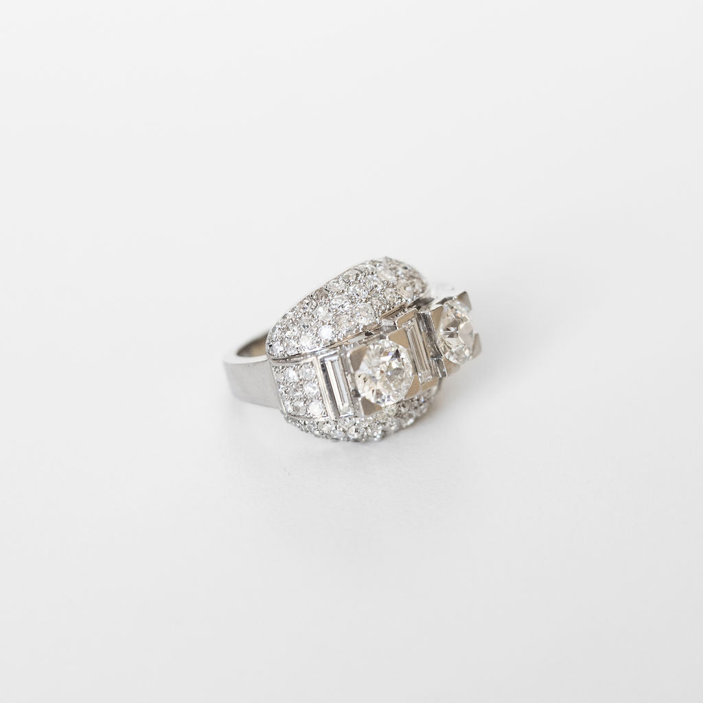 Ring Mauboussin in paltinium and diamonds