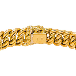Yellow Gold American Link Bracelet