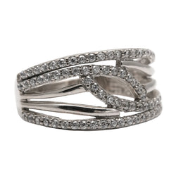 White Gold Diamond Pave Ring