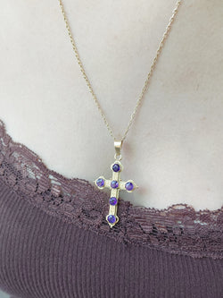 Gold and Amethyst Cross